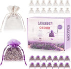 26 Cedar & Lavender Sachets for Closet, Clothes Storage
