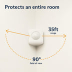 Simplisafe 11 Piece Wireless Home Security System Gen 3 with Wireless Indoor HD Camera - Optional 24/7 Professional Monitoring - No Contract - Compatible with Alexa and Google Assistant,White