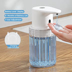 Kitchen 300Ml Automatic Liquid Soap Dispenser USB Rechargeable Touchless Hand High Capacity Detergent Bathroom Dispenser