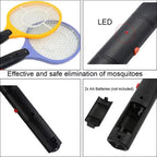 Electric Fly Insect Bug Zapper Bat Handheld Insect Fly Swatter Racket Portable Mosquitos Killer Pest Control for Bedroom Insects