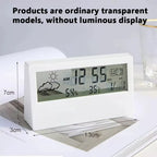 LED Thermometer Thermo-Hygrometer Multifunction Electronic Clock Temperature Humidity Meter Weather Station for Home with Alarm