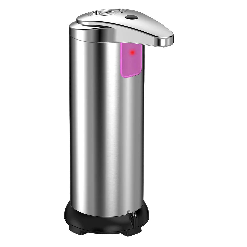 Stainless Steel Automatic Soap Dispenser Touchless Sensor Liquid Soap Dispenser Pump Waterproof Soaps Dispenser for Bathroom