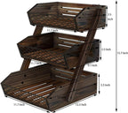 Fruit Basket for Kitchen Counter Organizer,Fruit Bowl Stand Storage