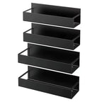 2Pcs Magnetic Storage Shelf Household Kitchen Refrigerator Washing Machine Side Hanging Storage Rack, Multifunctional Storage