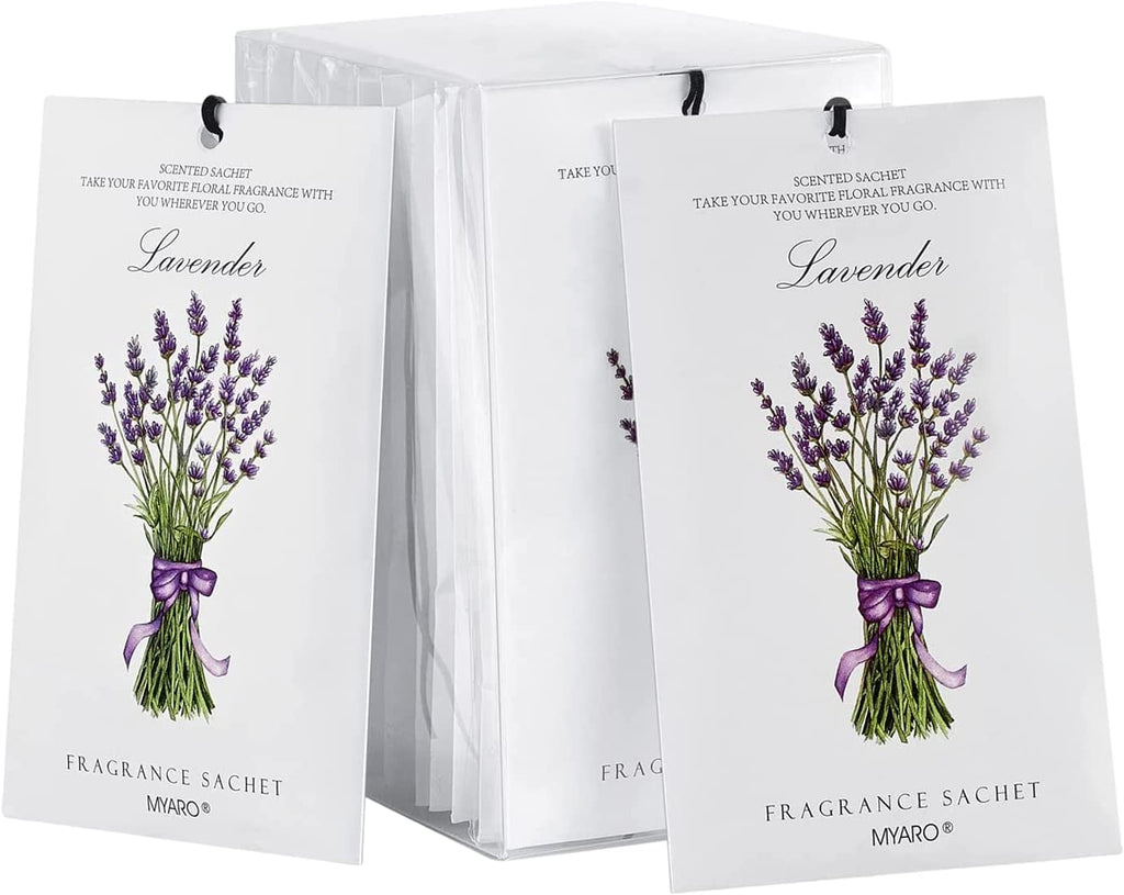 12 Pack Fresh Linen Scented Sachets, Closet Deodorizer Car Freshener