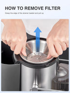 Maximize Your Juice Experience with the 900W Centrifugal Juicer Machine – Fast, Efficient, and Easy to Clean!