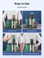 Maximize Your Juice Experience with the 900W Centrifugal Juicer Machine – Fast, Efficient, and Easy to Clean!