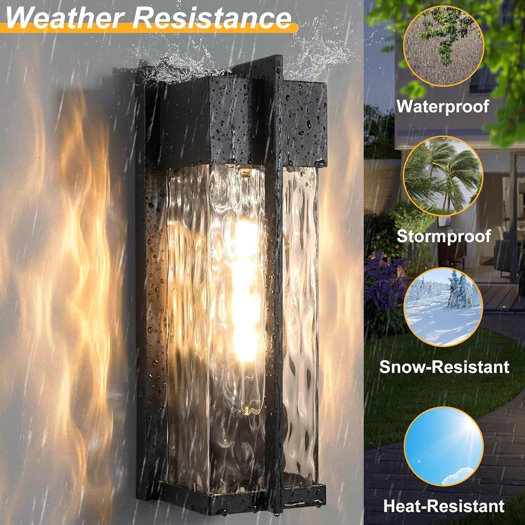 18IN Exterior Lighting Fixtures, Dusk to Dawn Outdoor Lighting