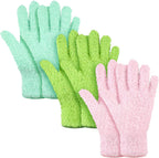 3 Pairs Microfiber Dusting Gloves for Plants Leaf, Medium