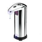 Stainless Steel Automatic Soap Dispenser Touchless Sensor Liquid Soap Dispenser Pump Waterproof Soaps Dispenser for Bathroom