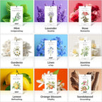 12 Pack Fresh Linen Scented Sachets, Closet Deodorizer Car Freshener