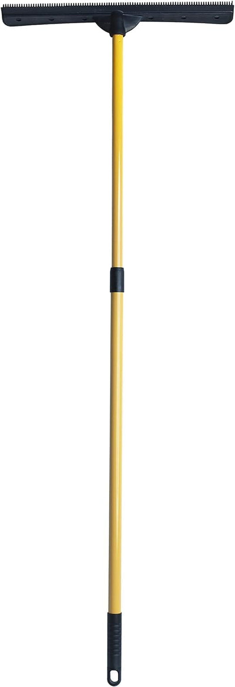 Pet Hair Removal Rubber Broom, Heavy Duty Cleaning 18" Broom Head