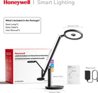 H6 Desk Lamp for Home Office, Dimmable Reading Table Light, Black