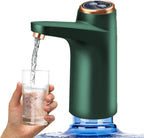 Water Dispenser for 5 Gallon Bottle, Portable Water Cooler Dispenser,Universal Water Dispenser for 2.5、3 and 5 Gallon Bottles USB Charging Water Pump
