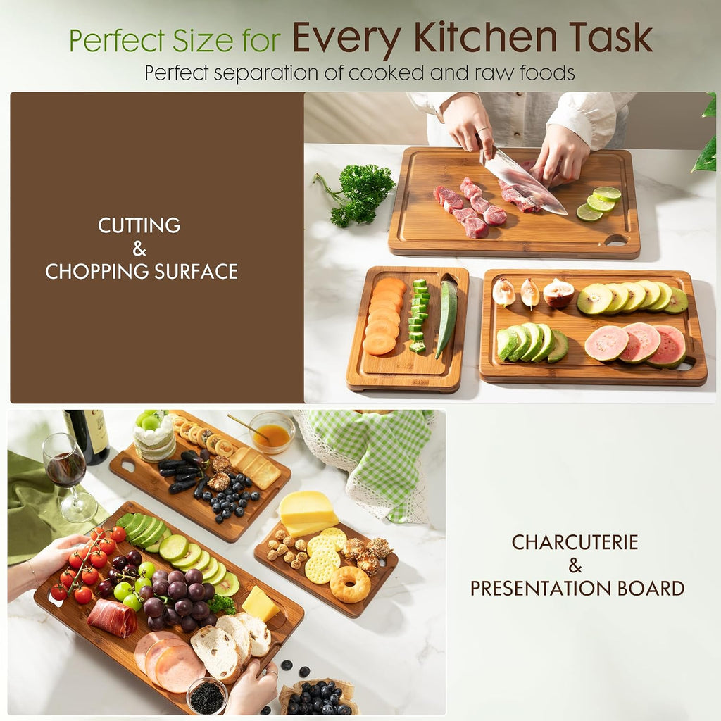 Bamboo Cutting Boards for Kitchen