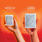 Hand Warmers, Regular/Large/Jumbo, 30/60 Individual Warmers, Regular/Adhesive Body Warmers up to 10/12/18 Hours Disposable Handwarmer Bulk for Hot Hands Feet Chest Back, Tsa-Approved, Camping