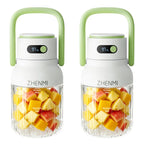 The Thoughtful Gift for Holidays & Birthday: ZHENMI Cordless Blender, 33Oz Bpa-Free, Perfect for Making Two-Serving Smoothies, Crushes Ice, USB Rechargeable – for a Fresh & Healthy Start as a Couple. Share Healthy Moments Together! Outdoor