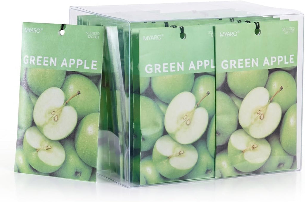 12 Pack Fresh Linen Scented Sachets, Closet Deodorizer Car Freshener