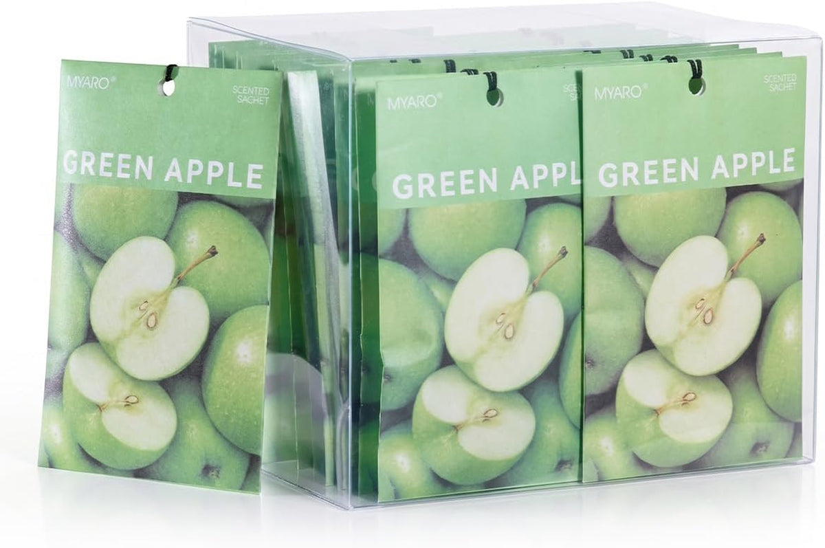 12 Pack Fresh Linen Scented Sachets, Closet Deodorizer Car Freshener