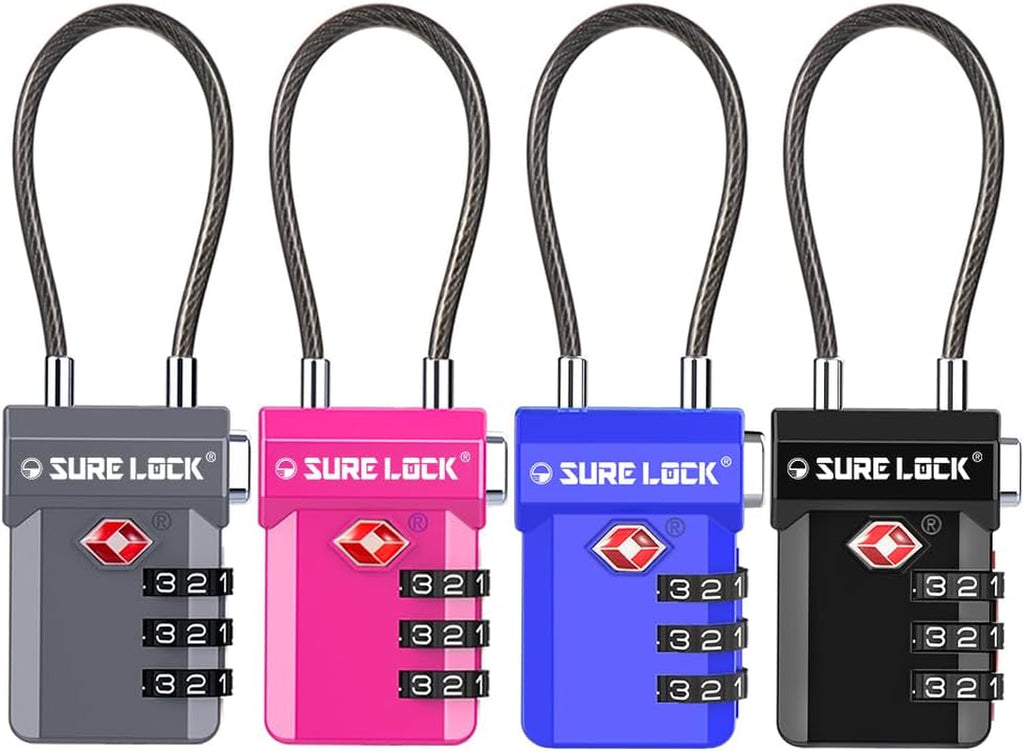 3 Digit TSA Approved Luggage Locks