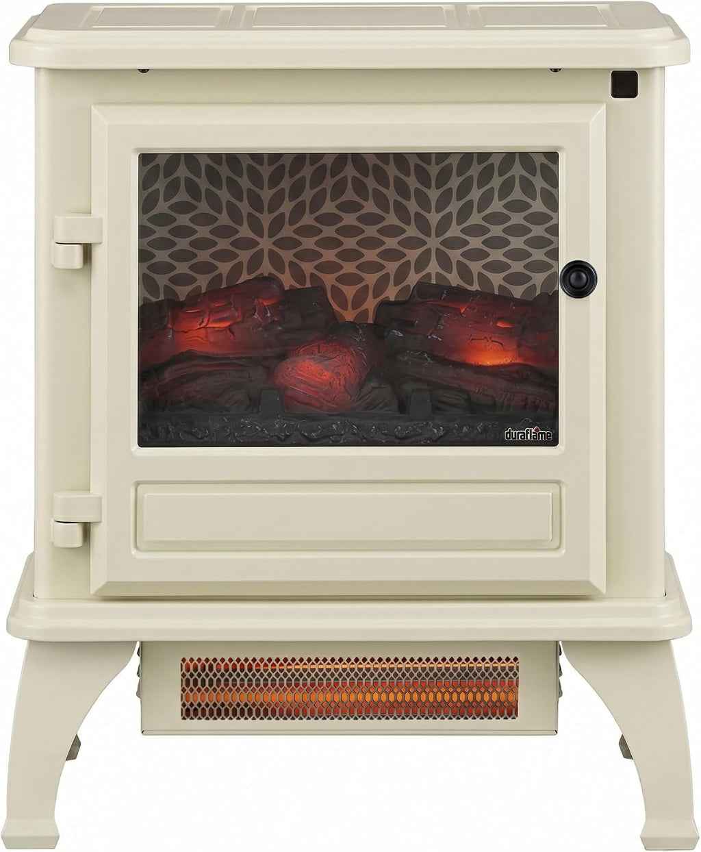 ® Infrared Stove Heater with 3D Flame® Effect and Remote, Cream
