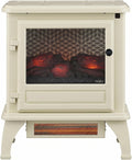 ® Infrared Stove Heater with 3D Flame® Effect and Remote, Cream