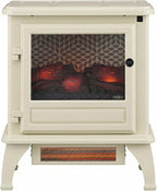 ® Infrared Stove Heater with 3D Flame® Effect and Remote, Cream