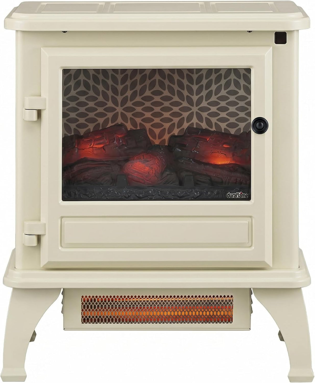 ® Infrared Stove Heater with 3D Flame® Effect and Remote, Cream