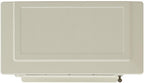 Freestanding Electric Fireplace Stove Heater with 3D Flame Effect for 1,000 Sq. Ft. Room, Cream