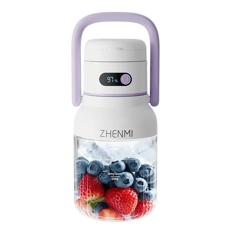 The Thoughtful Gift for Holidays & Birthday: ZHENMI Cordless Blender, 33Oz Bpa-Free, Perfect for Making Two-Serving Smoothies, Crushes Ice, USB Rechargeable – for a Fresh & Healthy Start as a Couple. Share Healthy Moments Together! Outdoor