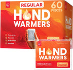 Hand Warmers, Regular/Large/Jumbo, 30/60 Individual Warmers, Regular/Adhesive Body Warmers up to 10/12/18 Hours Disposable Handwarmer Bulk for Hot Hands Feet Chest Back, Tsa-Approved, Camping