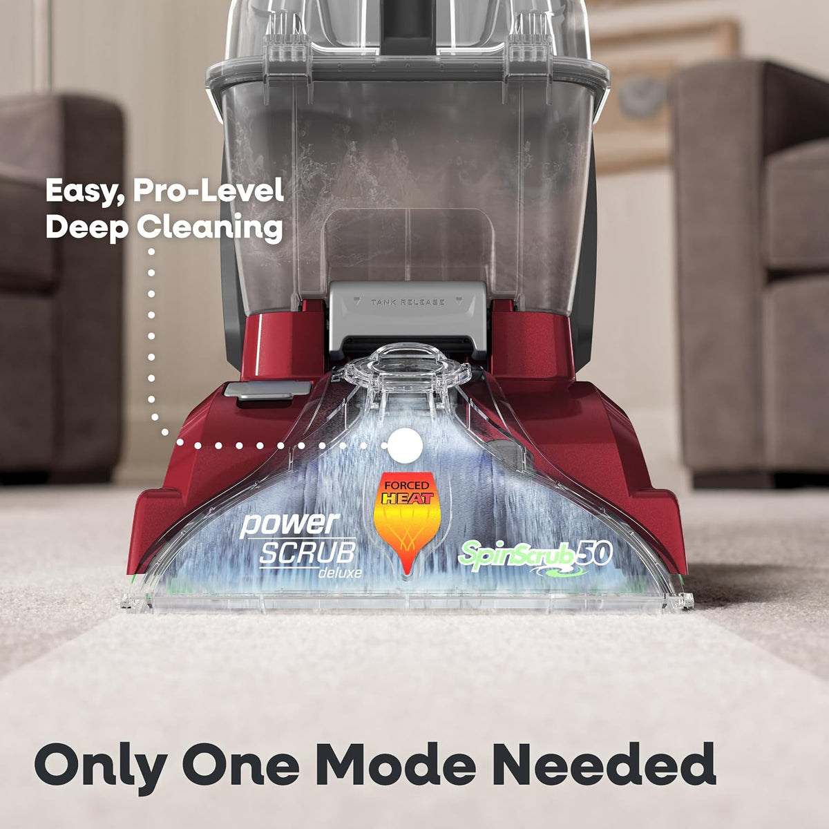 Powerscrub Deluxe Carpet Cleaner Machine, Pet & Upholstery Tools