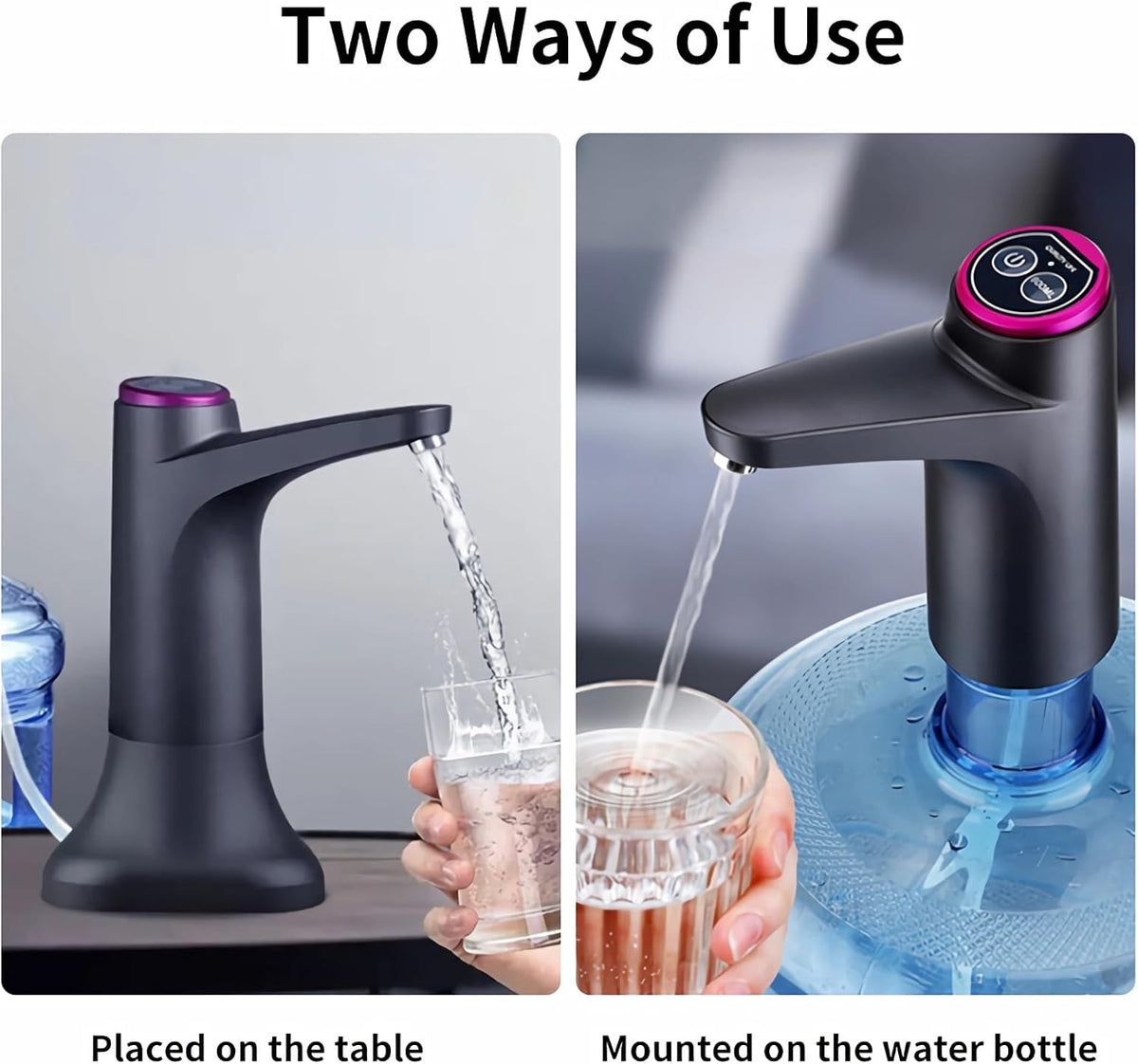 5 Gallon Water Pump, Portable Water Dispenser for 5 Gallon Bottle