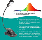 Amber Rechargeable 7 Led Eye Care Book Light
