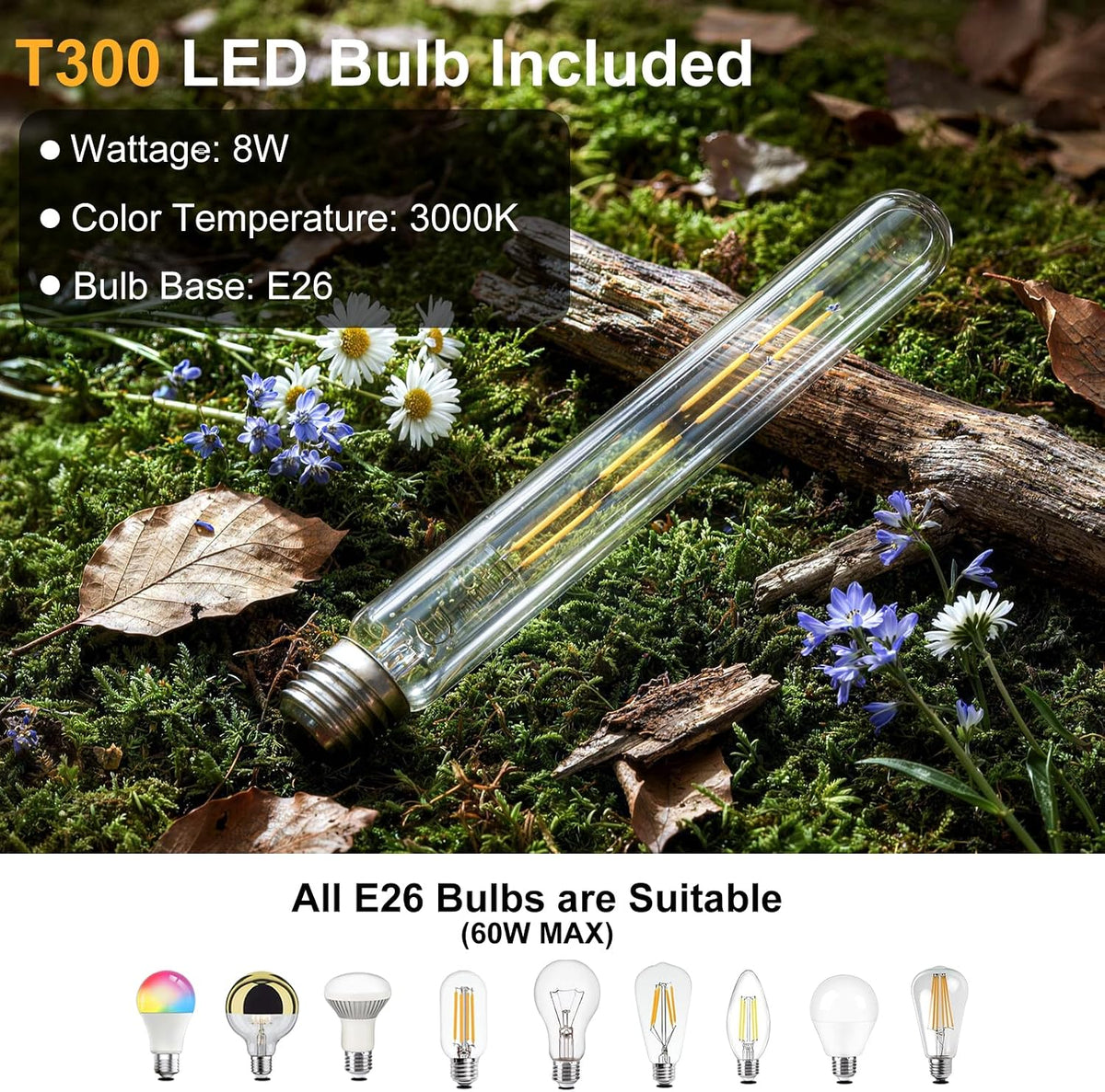 18IN Exterior Lighting Fixtures, Dusk to Dawn Outdoor Lighting
