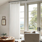 Pinch Pleated Linen Curtains 90 Inches Long Semi Sheer 2 Panels Natural