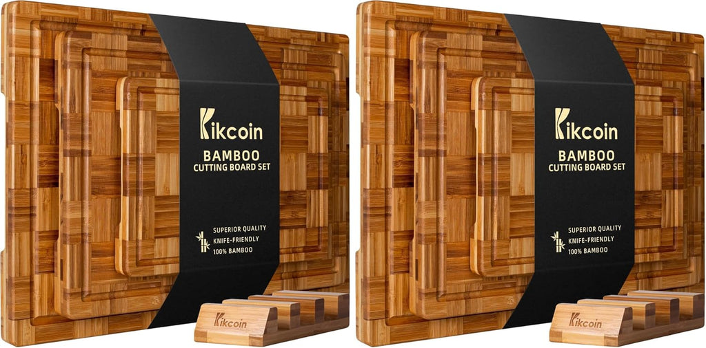 Extra Large Bamboo Cutting Board, Wood Cutting Boards for Kitchen
