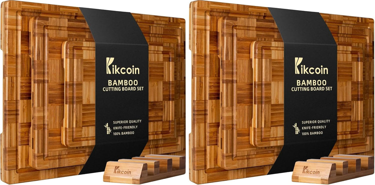 Extra Large Bamboo Cutting Board, Wood Cutting Boards for Kitchen