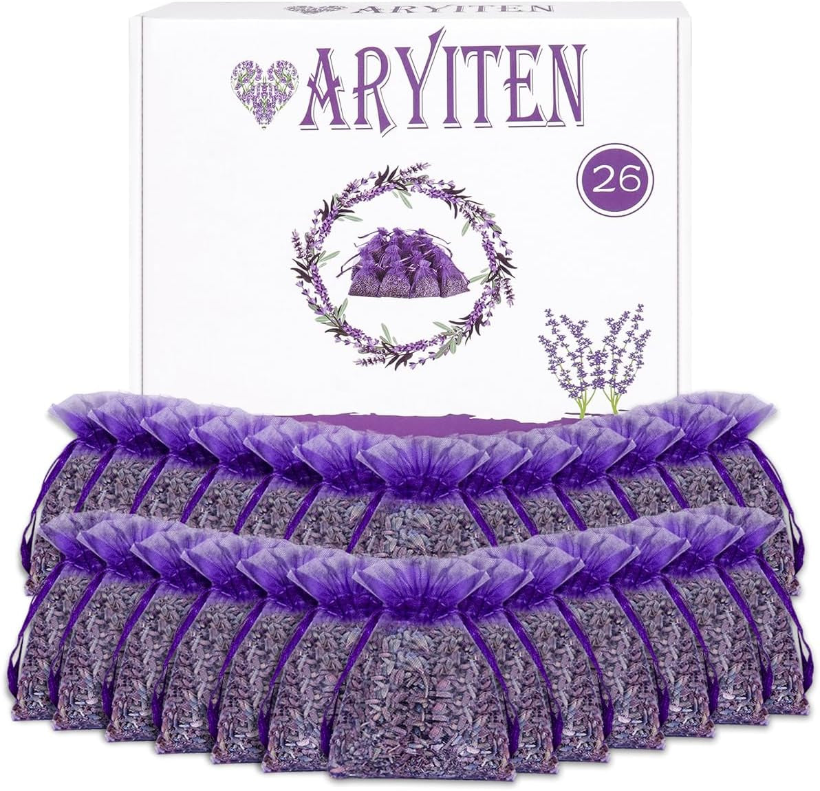26 Cedar & Lavender Sachets for Closet, Clothes Storage