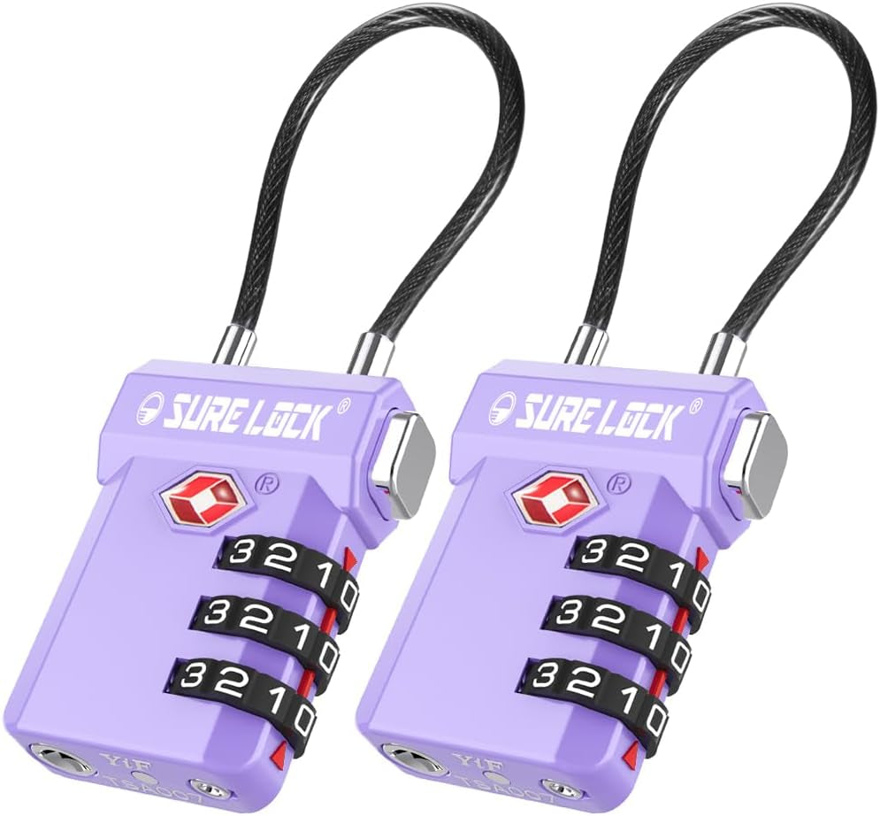 3 Digit TSA Approved Luggage Locks