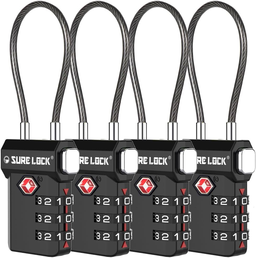 3 Digit TSA Approved Luggage Locks