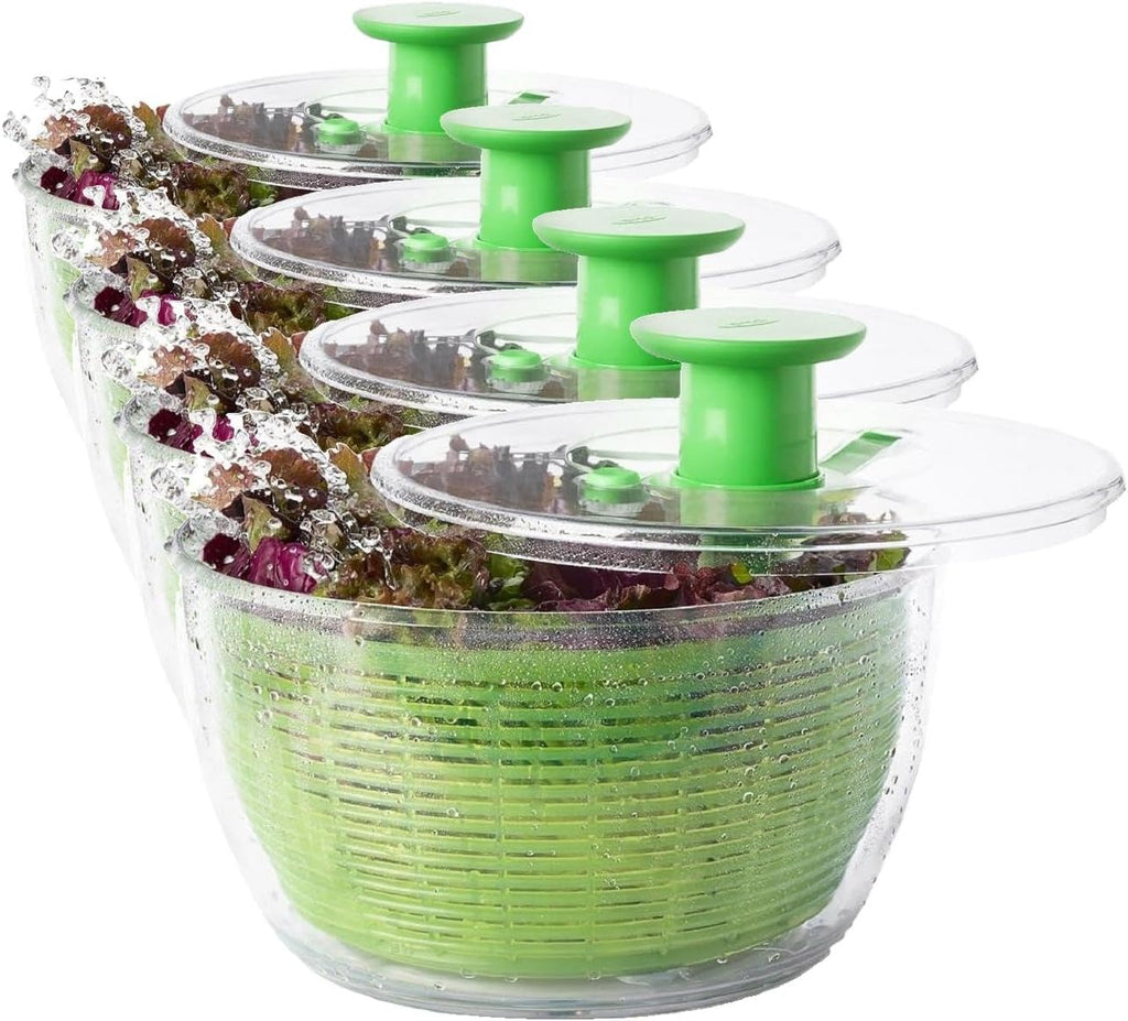 OXO Good Grips 6.22 Qt Salad Spinner, Vegetable Washer with Bowl & Strainer