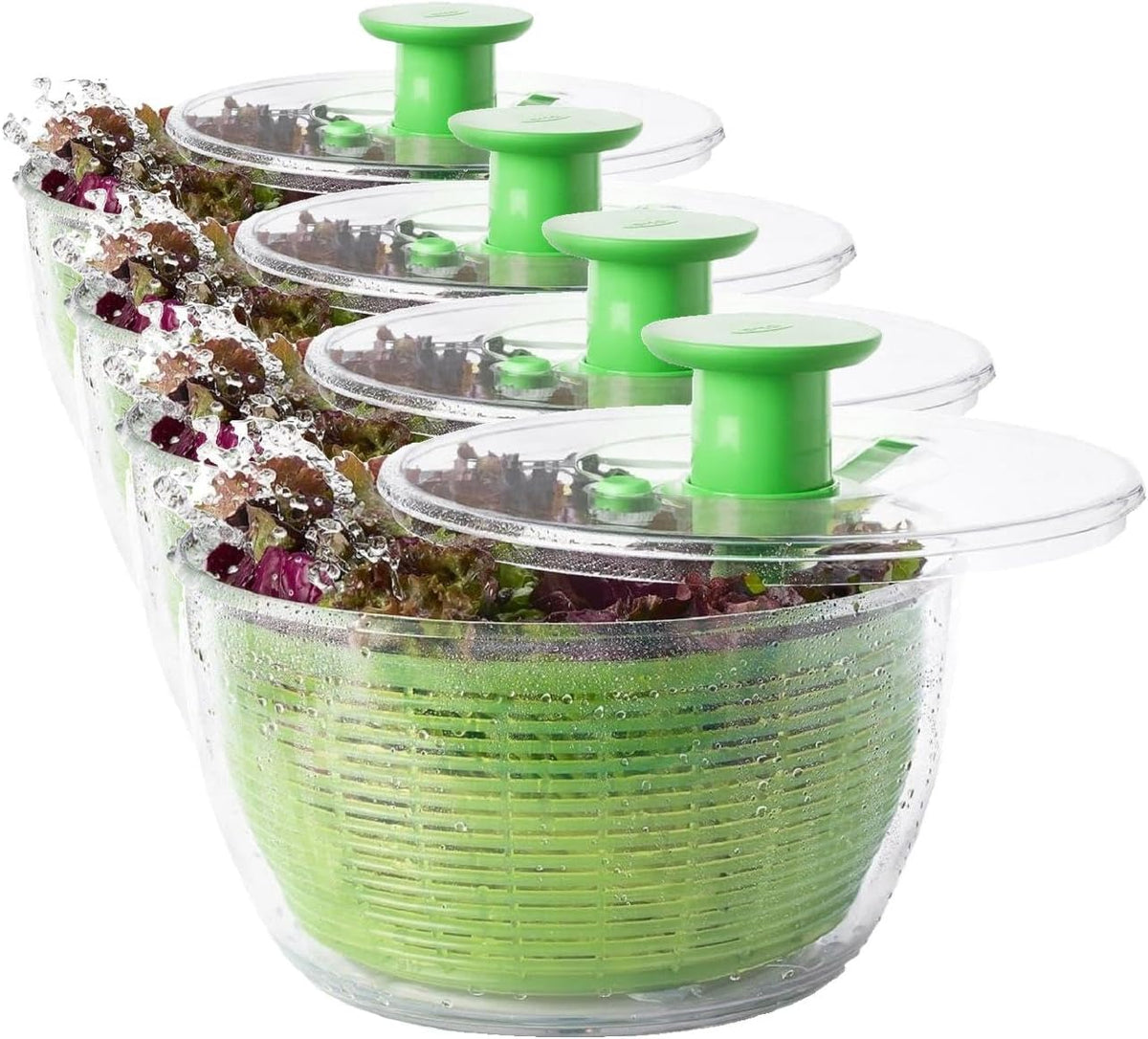 OXO Good Grips 6.22 Qt Salad Spinner, Vegetable Washer with Bowl & Strainer