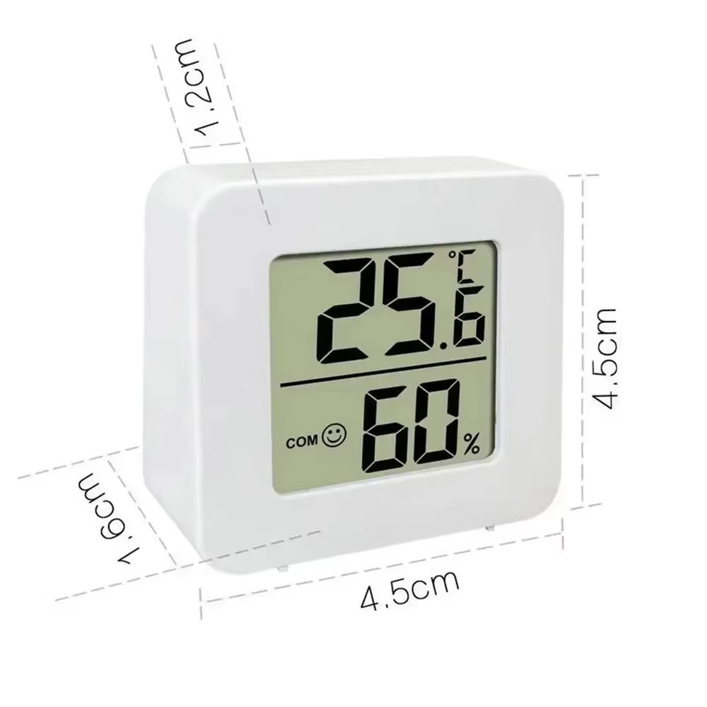LED Thermometer Thermo-Hygrometer Multifunction Electronic Clock Temperature Humidity Meter Weather Station for Home with Alarm