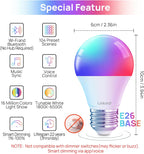 Smart Light Bulbs, Work with Alexa, Google Home, Aidot