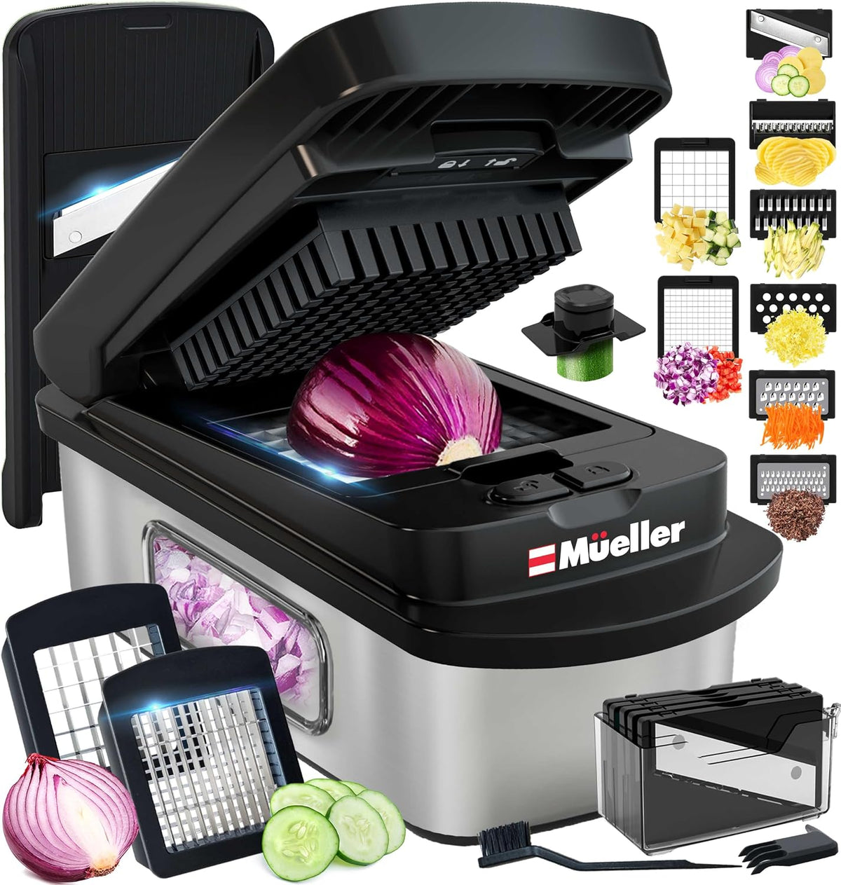 Pro-Series 10-In-1, 8 Vegetable Chopper & Mandoline Slicer