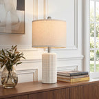 21'' Green Table Lamp with Gift Box, Small for Bedroom, Modern Design