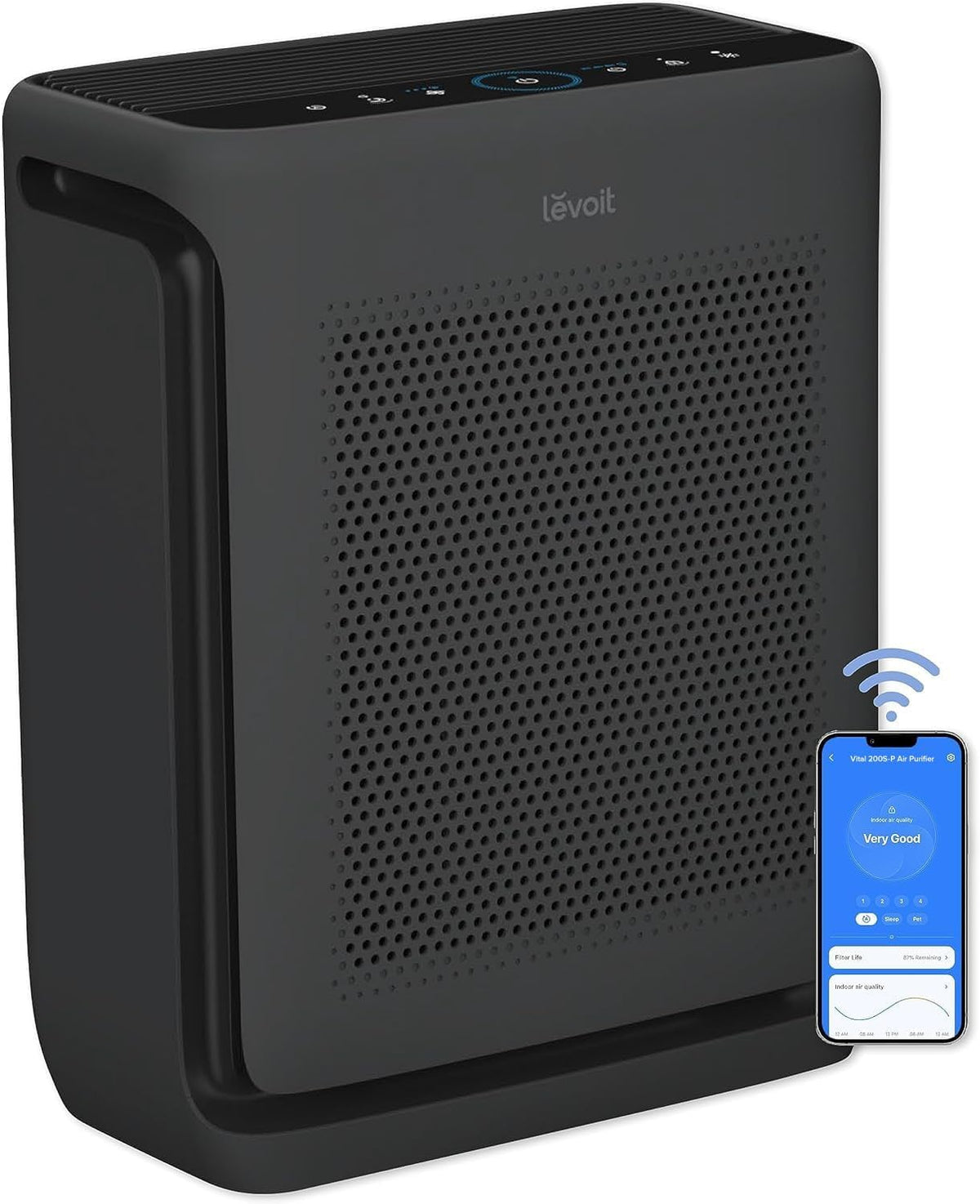 Smart Air Purifier for Home Large Room up to 1875 Ft² Vital 200S-P