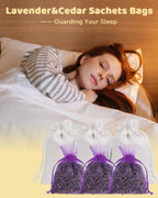 26 Cedar & Lavender Sachets for Closet, Clothes Storage