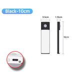 Motion Sensor Night Light USB Rechargeable Wireless Lamp under Cabinet Led Lights for Kitchen Cabinet Bedroom Wardrobe Lighting